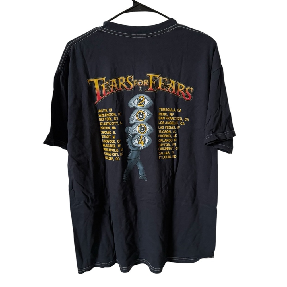 Vintage Tears For Fears 2004 official tour t-shirt - Picture 2 of 3